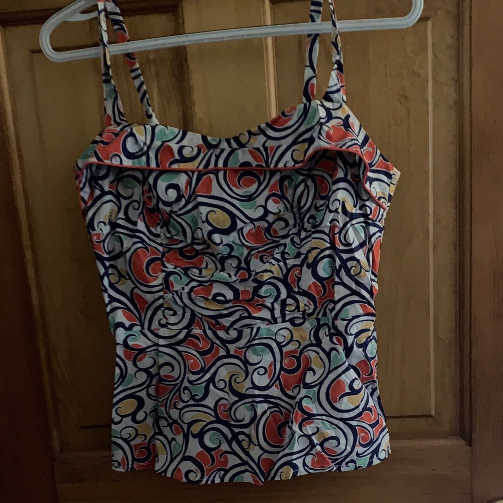 CAbi Multicolor Swirl Camisole Top